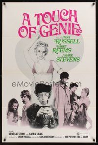 7x661 TOUCH OF GENIE 1sh '74 Tina Russell & Harry Reems in I Dream of Jeanie sex parody!