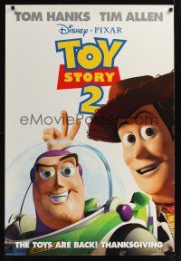 7x666 TOY STORY 2 advance DS 1sh '99 Woody, Buzz Lightyear, Disney and Pixar animated sequel!