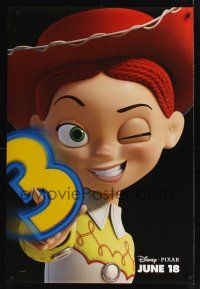 7x668 TOY STORY 3 advance DS 1sh '10 Disney & Pixar, close-up of cowgirl Jessie!