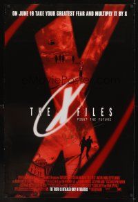 7x740 X-FILES style D advance signed 1sh '98 by director Rob Bowman, sci-fi!