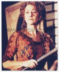 7y058 HELEN MIRREN signed color 8x10 REPRO still '02 great close up of the English actress!
