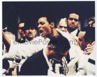 7y086 WILL SMITH signed color 8x10 REPRO still '02 close up as boxer Cassius Clay from Ali!