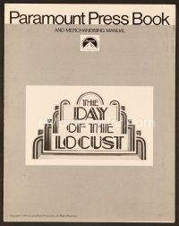 7y262 DAY OF THE LOCUST pressbook '75 John Schlesinger's version of Nathaniel West's novel!