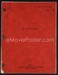 7y098 FLAME OF ARABY revised final shooting script script April 6, 1951 screenplay by Gerald Adams!