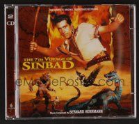 7y187 7th VOYAGE OF SINBAD soundtrack CD '09 Ray Harryhausen, original score by Bernard Herrmann!