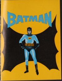 7y138 BATMAN Danish program '67 DC Comics, great different images of Adam West in costume!