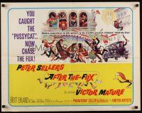 7z221 AFTER THE FOX 1/2sh '66 De Sica's Caccia alla Volpe, Peter Sellers, cool Frank Frazetta art!