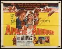 7z231 APACHE AMBUSH 1/2sh '55 Richard Jaeckel, Bill Williams, Apache fury!