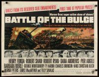 7z254 BATTLE OF THE BULGE 1/2sh '66 Henry Fonda, Robert Shaw, cool Jack Thurston tank art!