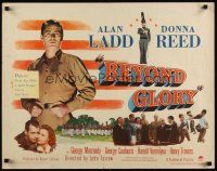 7z258 BEYOND GLORY style A 1/2sh '48 West Point cadet Alan Ladd & Donna Reed!