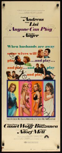 8a027 ANYONE CAN PLAY insert '68 sexiest Ursula Andress, Virna Lisi, Claudine Auger & Mell!