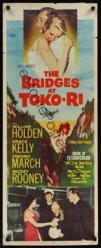 8a085 BRIDGES AT TOKO-RI insert '54 Grace Kelly, William Holden, Korean War, by James Michener!
