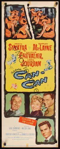 8a098 CAN-CAN insert '60 Frank Sinatra, Shirley MacLaine, Maurice Chevalier & Louis Jourdan!