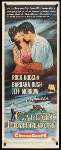 8a100 CAPTAIN LIGHTFOOT insert '55 Rock Hudson, Barbara Rush, filmed entirely in Ireland!