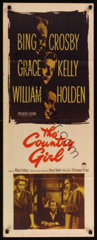 8a136 COUNTRY GIRL insert '54 Grace Kelly, Bing Crosby, William Holden, by Clifford Odets!