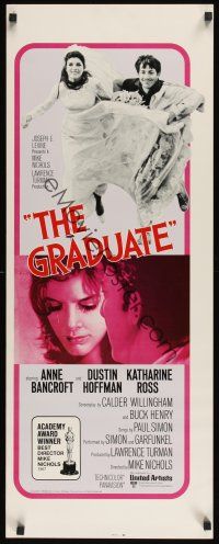 8a275 GRADUATE insert R70s images of Dustin Hoffman & Katharine Ross!