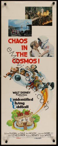 8a596 SPACEMAN & KING ARTHUR insert '79 wacky Disney sci-fi, chaos in the cosmos, wild artwork!