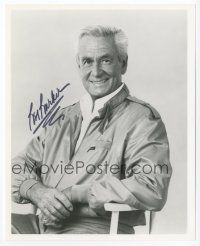 8b064 BOB BARKER signed 8x10 REPRO still '80s great smiling portrait of the Price is Right host!