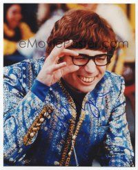 8b095 MIKE MYERS signed color 8x10 REPRO still '00s wacky portrait in costume as Austin Powers!