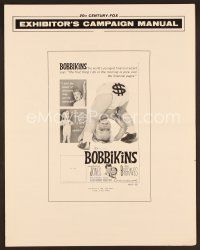 8b211 BOBBIKINS pressbook '59 pretty Shirley Jones & diapered baby financial wizard!