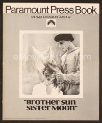 8b213 BROTHER SUN SISTER MOON pressbook '73 Franco Zeffirelli's Fratello Sole, Sorella Luna!