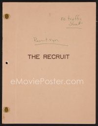8b164 BORN TO RIDE final draft script June 21, 1989, screenplay by Pardridge & Hickey, The Recruit!