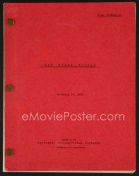 8b165 BRASS BOTTLE revised final draft script November 27, 1962, screenplay by Oscar Brodney!