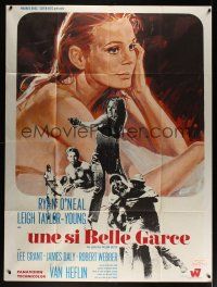 8c120 BIG BOUNCE French 1p '69 art of sexiest naked Leigh Taylor-Young by Michel Landi!