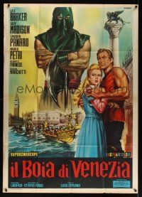 8c244 BLOOD OF THE EXECUTIONER Italian 1p '63 Luigi Capuano's Il boia di Venezia, art by Casaro!