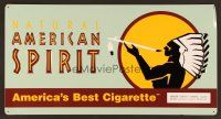 8c053 NATURAL AMERICAN SPIRIT Metal Sign '01 cigarette ad!