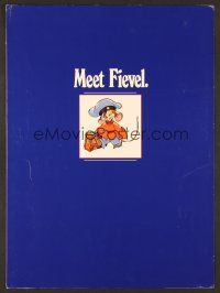 8c529 AMERICAN TAIL promo brochure '86 Steven Spielberg, Don Bluth, art of Fievel by Drew Struzan!