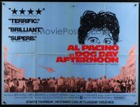 8c005 DOG DAY AFTERNOON subway poster '75 Al Pacino, Sidney Lumet bank robbery crime classic!