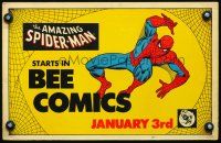 8c031 AMAZING SPIDER-MAN COMIC STRIP special 11x17 '77 cool Romita art of Spidey & Disney bee logo