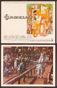 8c077 CAMELOT 12 Eng/Italy LCs '68 Richard Harris as King Arthur, Vanessa Redgrave as Guenevere!