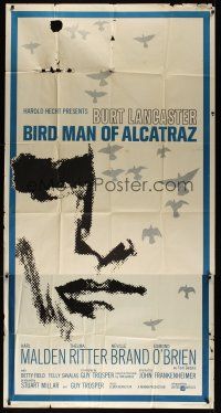 8d350 BIRDMAN OF ALCATRAZ 3sh '62 Burt Lancaster in John Frankenheimer's prison classic!