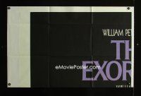 8d084 EXORCIST INCOMPLETE 6sh '74 William Friedkin classic, ONLY THE TOP LEFT PIECE!