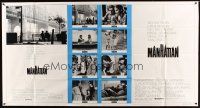 8d026 MANHATTAN int'l 1-stop poster '79 classic image of Woody Allen & Diane Keaton by bridge!