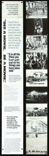 8d033 LAST MOVIE 14x119 special poster '71 directed by Dennis Hopper, starring Sam Fuller!