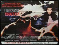 8d009 DRACULA subway poster '79 Bram Stoker, great image of vampire Frank Langella & sexy girl!