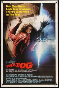 8e312 FOG style B 1sh '80 John Carpenter, lock your doors, there's something in the fog!