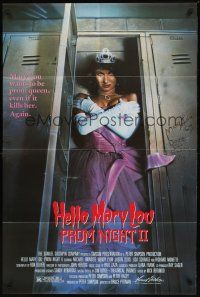 8e385 HELLO MARY LOU: PROM NIGHT 2 1sh '87 she wants to be prom queen even if it kills her again!