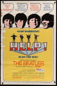 8e388 HELP 1sh '65 great images of The Beatles, John, Paul, George & Ringo, rock & roll classic!