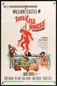 8e501 LET'S KILL UNCLE 1sh '66 William Castle, are they bad seeds or two frightened innocents!