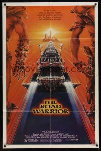 8e526 MAD MAX 2: THE ROAD WARRIOR 1sh '82 Mel Gibson returns as Mad Max, art by Commander!