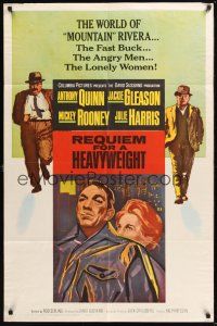 8e710 REQUIEM FOR A HEAVYWEIGHT 1sh '62 Anthony Quinn, Jackie Gleason, Mickey Rooney, boxing!