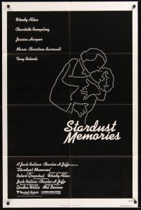 8e824 STARDUST MEMORIES 1sh '80 directed by Woody Allen, cool star constellation art!