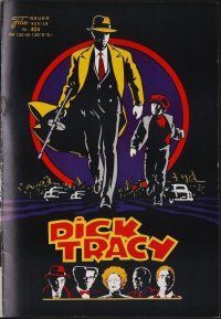 8g457 DICK TRACY Austrian program '90 different images of Warren Beatty & sexy Madonna!