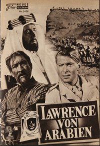 8g492 LAWRENCE OF ARABIA Austrian program '64 David Lean classic, Peter O'Toole, different!