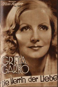 8g110 SUSAN LENOX Austrian program '31 Greta Garbo & Clark Gable, different!