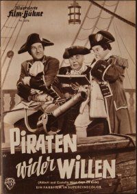 8g158 ABBOTT & COSTELLO MEET CAPTAIN KIDD German program '54 pirates Bud & Lou, Charles Laughton